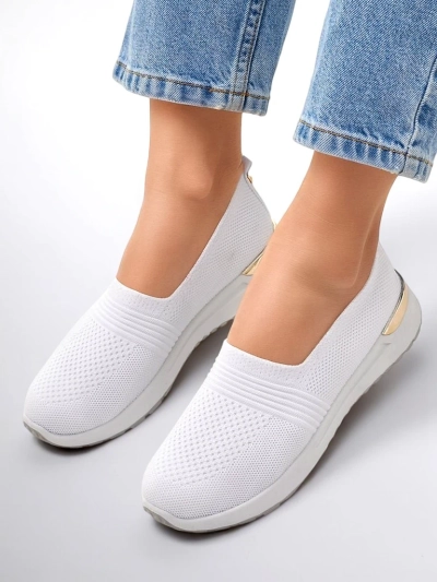 Royalfashion Materiałowe damskie półbuty slip on Perfeti