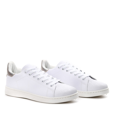 Białe sportowe buty Brigit- Obuwie