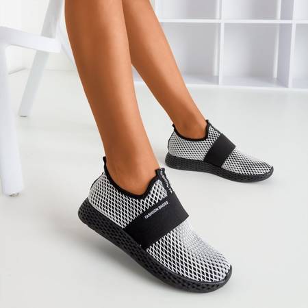 Czarne sportowe buty damskie typu slip - on Andalia - Obuwie