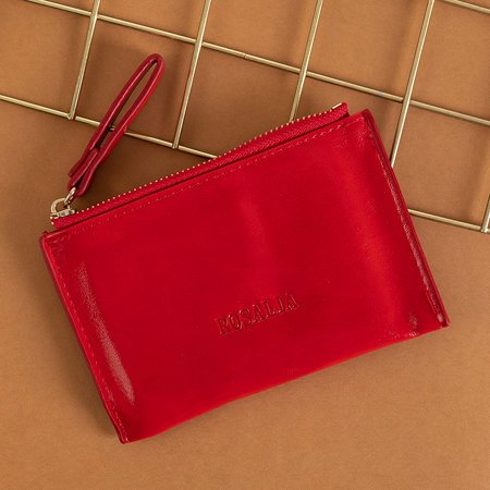 Czerwony mały portfel na karty - Akcesoria 