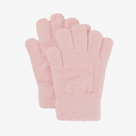 Różowe dziewczęce rękawiczki- Akcesoria 