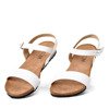 Białe klasyczne sandały Nita - Obuwie