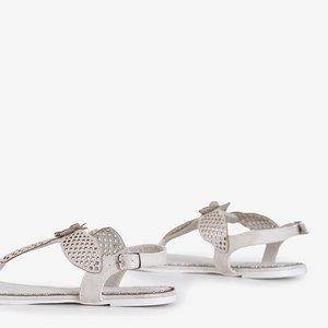 Białe sandały Kasey - Obuwie