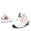 Białe sportowe buty z różowymi elementami Tagila - Obuwie