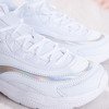Białe sportowe sneakersy damskie Leyccea - Obuwie