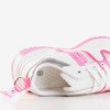 Biało-różowe sportowe buty Evanile - Obuwie