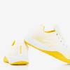 Biało-żółte buty sportowe Finish - Obuwie