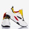 Biało-żółte sportowe buty damskie Punch Love - Obuwie
