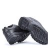 Czarne buty sportowe na grubszej podeszwie Madeline - Obuwie