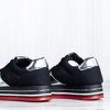 Czarne buty sportowe na platformie Lexia - Obuwie