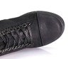 Czarne damskie sneakersy na koturnie Muriel - Obuwie