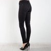 Czarne damskie spodnie jeansowe - Spodnie