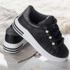 Czarne sportowe buty na platformie Limbo - Obuwie