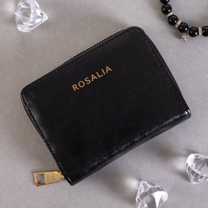 Czarny klasyczny portfel damski - Akcesoria