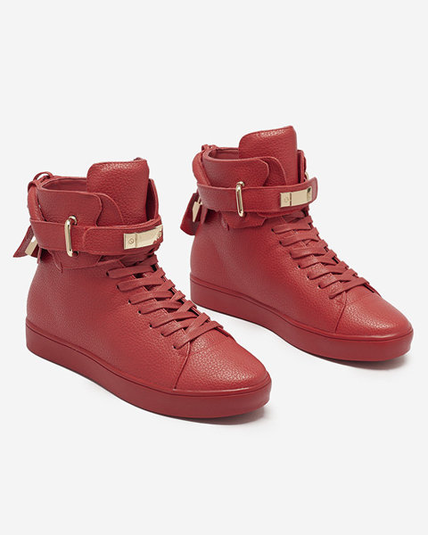 Czerwone damskie buty sportowe Uceluri- Obuwie