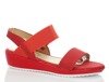 Czerwone sandały Akurima - Obuwie
