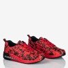 Czerwono-czarne sportowe buty damskie Thalassa - Obuwie