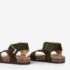 Dziecięce ciemnozielone sandały Blemile - Obuwie
