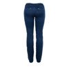 Granatowe damskie jeansy z niskim stanem -Spodnie