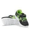 Granatowo-zielone dziecięce buty sportowe Sammy - Obuwie