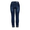Jeansowe spodnie z ozdobnym haftem - Spodnie