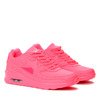 Neonowo-różowe sportowe buty Kimora- Obuwie