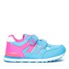 Niebiesko-różowe sportowe buty dziewczęce Colourful - Obuwie