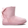 Różowe buty a'la śniegowce Kika - Obuwie