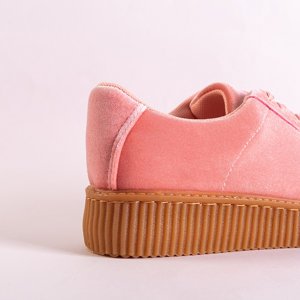 Różowe damskie sportowe buty Filua - Obuwie