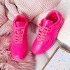 Różowe neonowe damskie sportowe buty Fassa - Obuwie