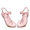 Różowe sandały japonki Justice- Obuwie