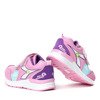 Różowe sportowe dziewczęce buty Mughetto - Obuwie