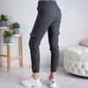 Szare spodnie cargo damskie - Spodnie