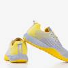 Szaro-żółte sportowe buty damskie Fonto - Obuwie