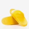 Żółte gumowe kłapki Nalina - Obuwie