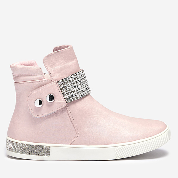 OUTLET Блискучі черевики для дівчаток рожевого кольору Faalasi-Взуття