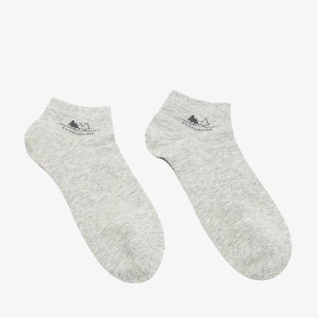 Сірі чоловічі шкарпетки до щиколотки - Нижня білизна