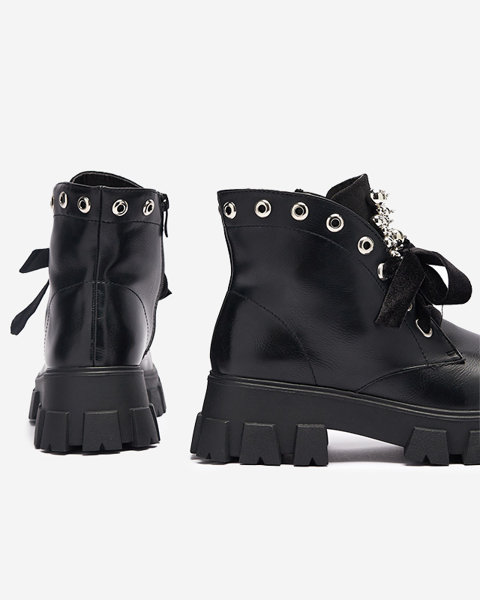 Чоботи жіночі чорні Selpo- Workers Shoes