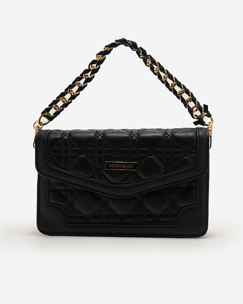 Чорна маленька жіноча стьобана сумочка - Аксесуари