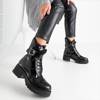 Чорні жіночі черевики з лакованим покриттям Vuqe - Взуття