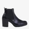 Чорні жіночі чоботи на підборах Vireek - Взуття