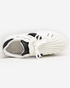 Чорно-білі жіночі кросівки Skami