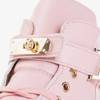 OUTLET Рожеві кросівки із золотистими орнаментами Harla - Взуття