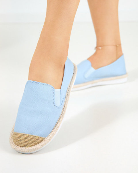 OUTLET Світло-блакитні жіночі еспадрільі Joll - Взуття