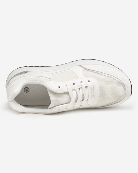 OUTLET Жіноче біле спортивне взуття Pastel від Delani - Взуття