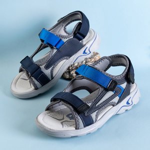 Темно-сині дитячі сандалі на липучках Asitop