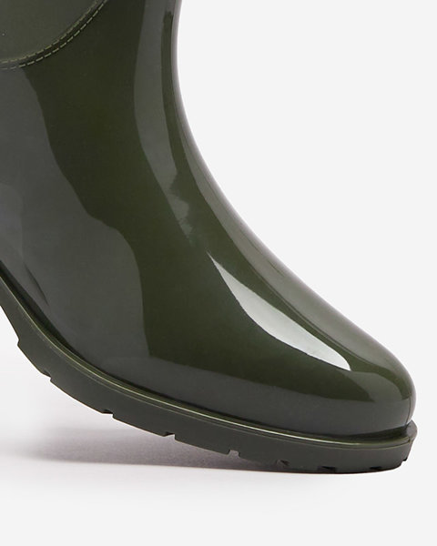 Темно-зелені жіночі веллінгтони до коліна Bevirdo- Footwear