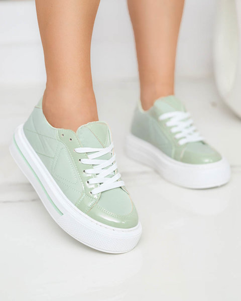 Зелені жіночі кросівки Smaqo
