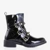 Жіночі чорні лаковані черевики на пряжках Sytieli - Взуття