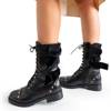 Жіночі чорні високі черевики із оздобленням Cilecy - Взуття